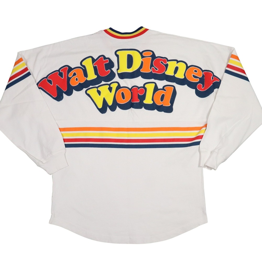 Disney Spirit Jersey Walt Disney World 1971 Retro Mens S White‎ Striped